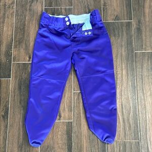 Girls PURPLE Softball pants